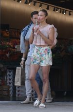 PAULA PATTON and Elijah Allan-Blitz at Erewhon Market in Los Angeles 07/01/2023