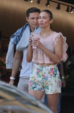 PAULA PATTON and Elijah Allan-Blitz at Erewhon Market in Los Angeles 07/01/2023