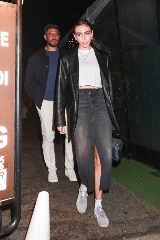 PETRA ECCLESTONE and Sam Palmer Out for Dinner at Giorgio Baldi in Santa Monica 07/01/2023