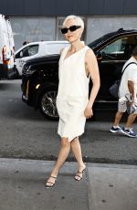 POM KLEMENTIEFF Arrives at CBS Morning in New York 07/12/2023