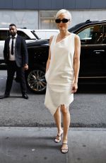 POM KLEMENTIEFF Arrives at CBS Morning in New York 07/12/2023