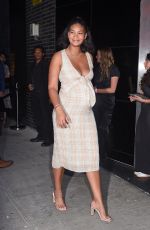 Pregnant CHANEL IMAN Arrives at Boom Boom Room for Expedia Event in New York 07/18/2023