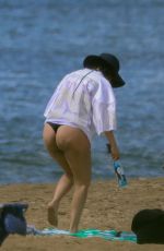 Pregnant KOURTNEY KARDASHIAN in Swimsuit at a Beach in Kaui 07/13/2023