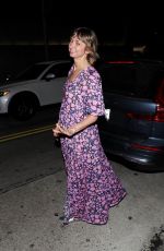 Pregnant LAUREN LAPKUS Out for Dinner at Gracias Madres in West Hollywood 07/21/2023