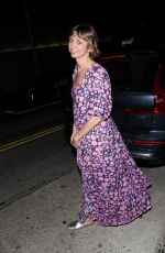 Pregnant LAUREN LAPKUS Out for Dinner at Gracias Madres in West Hollywood 07/21/2023