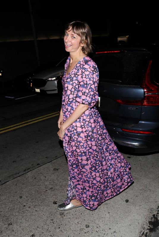 Pregnant LAUREN LAPKUS Out for Dinner at Gracias Madres in West Hollywood 07/21/2023