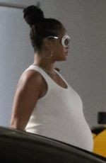 Pregnant RIHANNA Arrives at Westfield Century City 07/14/2023