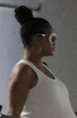 Pregnant RIHANNA Arrives at Westfield Century City 07/14/2023