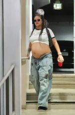 Pregnant RIHANNA Heading to Lunch in Beverly Hills 07/24/2023