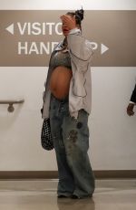 Pregnant RIHANNA Out and About in Los Angeles 07/18/2023