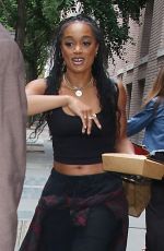 RACHEL LINDSAY Leaves The View in New York 07/27/2023