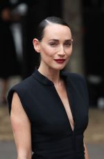 REBECCA DAYAN Arrives at Giorgio Armani Prive Haute Couture Fall/winter 23/24 Show in Paris 07/04/2023