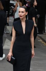 REBECCA DAYAN Arrives at Giorgio Armani Prive Haute Couture Fall/winter 23/24 Show in Paris 07/04/2023