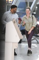 REBECCA FERGUSON Arrives at JFK Airport in New York 07/13/2023