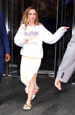 REBECCA FERGUSON Leaves CBS Morning Show in New York 07/10/2023
