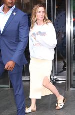 REBECCA FERGUSON Leaves CBS Morning Show in New York 07/10/2023