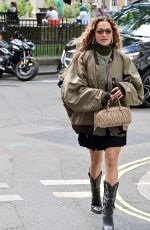 RITA ORA Arrives at Bauer Radio in London 07/12/2023