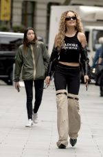 RITA ORA Arrives at Global Radio in London 07/14/2023