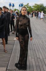 RITA ORA at Azzedine Alaia Fashion Show in Paris 07/02/2023