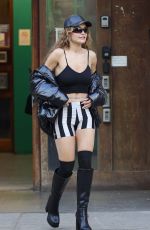 RITA ORA Leaves Trellick Tower Building in Noting Hill 07/05/2023