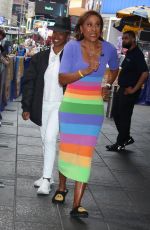ROBIN ROBERTS Arrives at Good Morning America in New York 07/24/2023