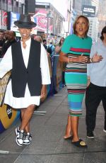 ROBIN ROBERTS Arrives at Good Morning America Studio in New York 07/26/2023