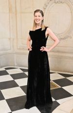 ROSAMUND PIKE at Christian Dior Haute Couture Fall/winter 2023/2024 Show in Paris 07/03/2023