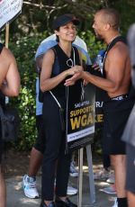 ROSARIO DAWSON Supports SAG-AFTRA Strike in Los Angeles 07/14/2023