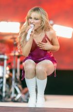 SABRINA CARPENTER Performing at British Summer Time at Hyde Park in London 07/02/2023