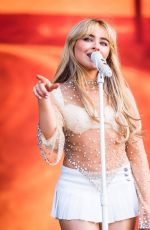 SABRINA CARPENTER Performs at Lollapalooza in Stockholm 06/29/2023