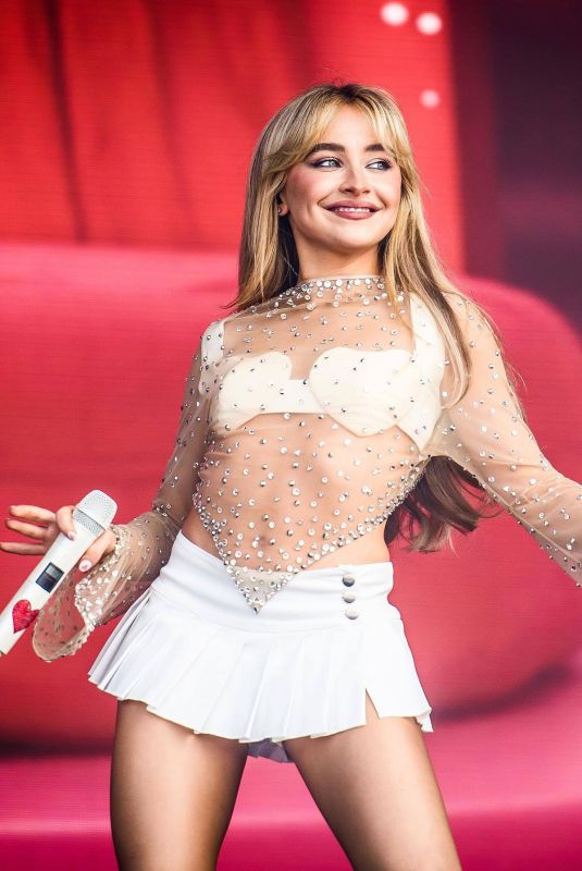 SABRINA CARPENTER Performs at Lollapalooza in Stockholm 06/29/2023