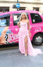 SAFFRON BARKER Arrives at Barbie Premiere in London 07/12/2023