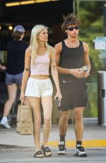 SAMI SHEEN Out with Her Boyfriend at Erewhon Market in Los Angeles 07/29/2023