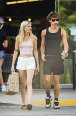 SAMI SHEEN Out with Her Boyfriend at Erewhon Market in Los Angeles 07/29/2023