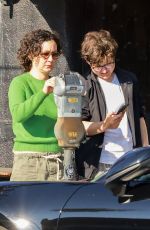 SARA GILBER Out for Lunch with Her Son Levi at All Time Restaurant in Los Feliz 07/08/2023