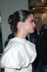 SARA SAMPAIO Arrives at Viktor & Rolf Haute Couture Spring/Summer 23/24 Show at Paris Fashion Week 07/05/2023