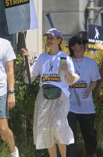 SARAH PAULSON at SAG Strike at Netflix in Hollywood 07/25/2023