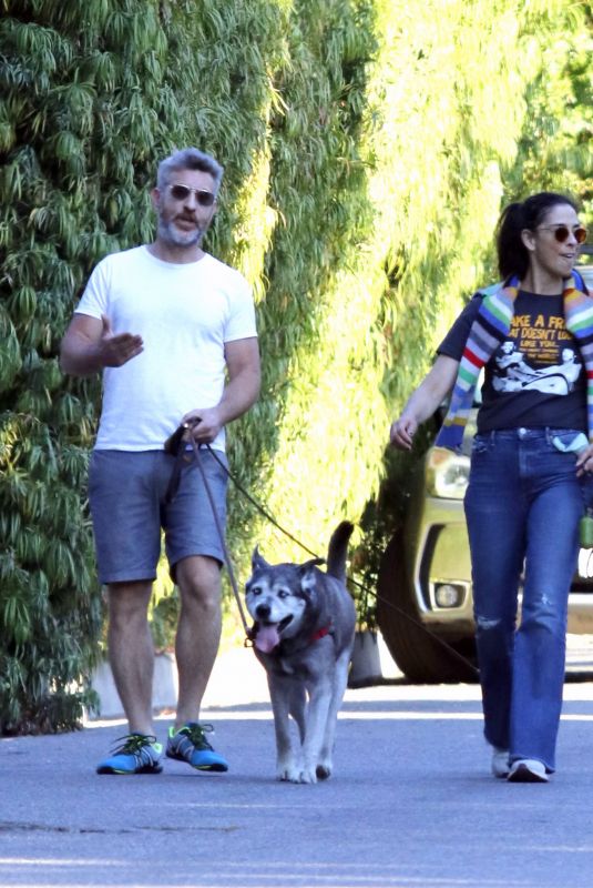 SARAH SILVERMAN and Rory Albanese Out with Their Dogs in Los Angeles 07/12/2023