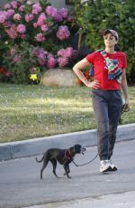 SARAH SILVERMAN Out on a Dog Walk in Los Angeles 07/13/2023