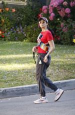 SARAH SILVERMAN Out on a Dog Walk in Los Angeles 07/13/2023