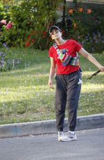 SARAH SILVERMAN Out on a Dog Walk in Los Angeles 07/13/2023