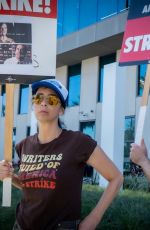 SARAH SILVVERMAN at SAG-AFTRA/WGA Strike in Los Angeles 07/20/2023