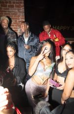 SAWEETIE and Tyga and AE at PartyNextDoor