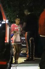 SAWEETIE Arrives at The Nice Guy in West Hollywood 07/14/2023