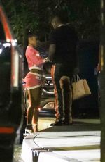 SAWEETIE Arrives at The Nice Guy in West Hollywood 07/14/2023