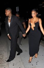 SAWEETIE Arrives at The Nice Guy in West Hollywood 07/21/2023