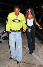 SAWEETIE Out for Late-night Dinner Date in West Hollywood 07/16/2023