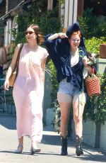SCOUT and TALLULAH WILLIS Out for Lunch at All Time in Los Feliz 07/18/2023