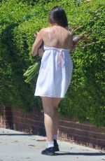SCOUT WILLIS Out with a Large Bouquet of Flowers in Los Feliz 07/16/2023