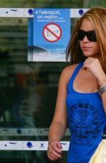 SHAKIRA Arrives at Nice Cote d